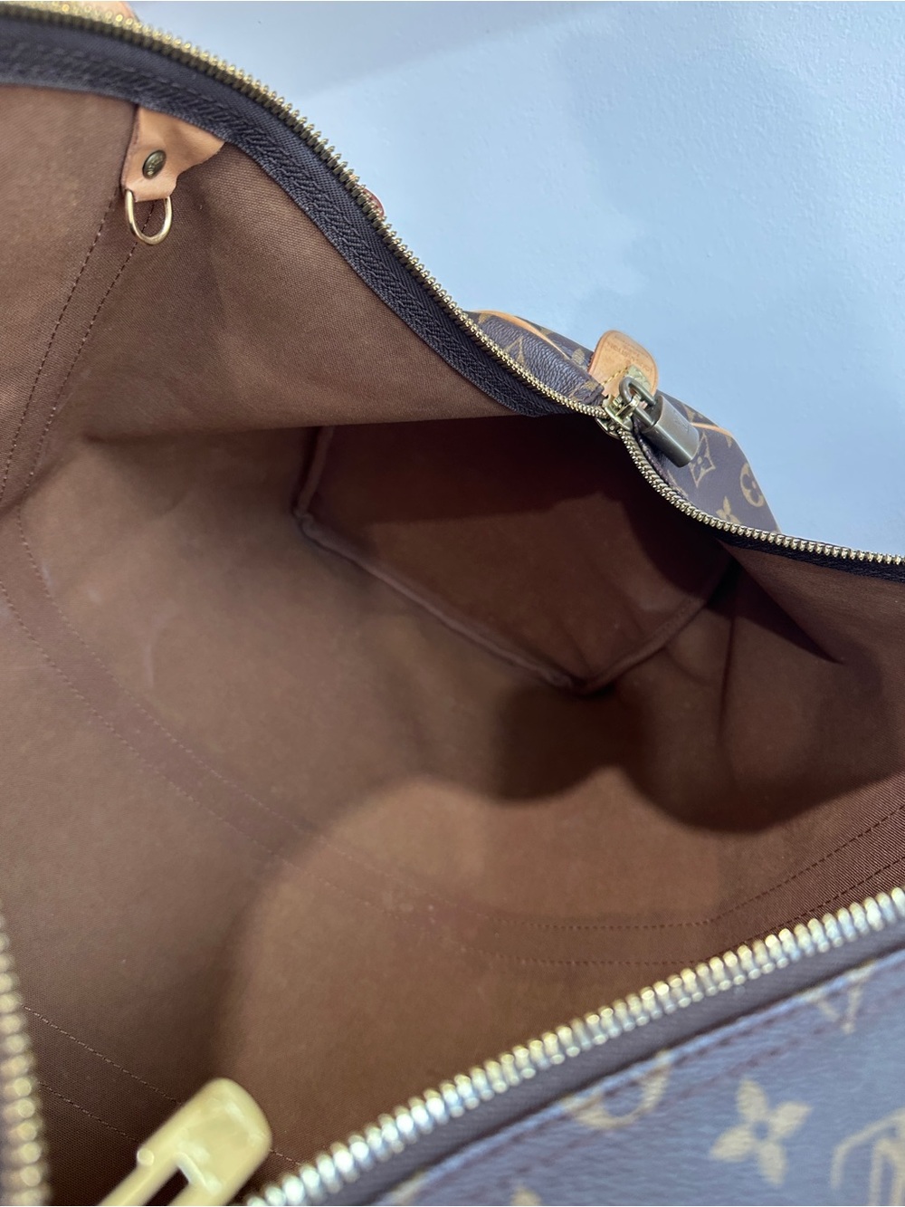 Louis Vuitton Brown Monogram Keepall 50 Travel Bag - Picture 8 of 16